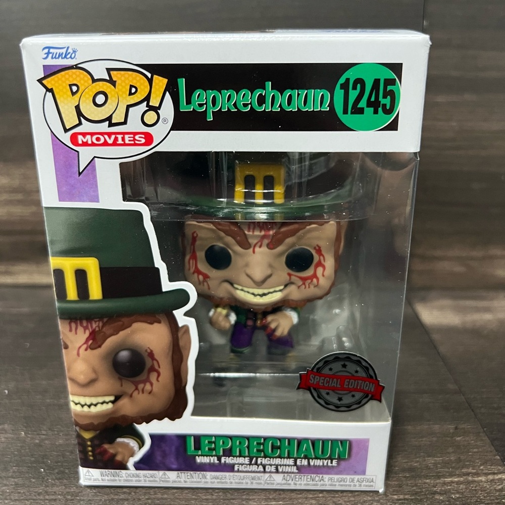 Funko pop Leprechaun special edition 1245 Bloody + Protector